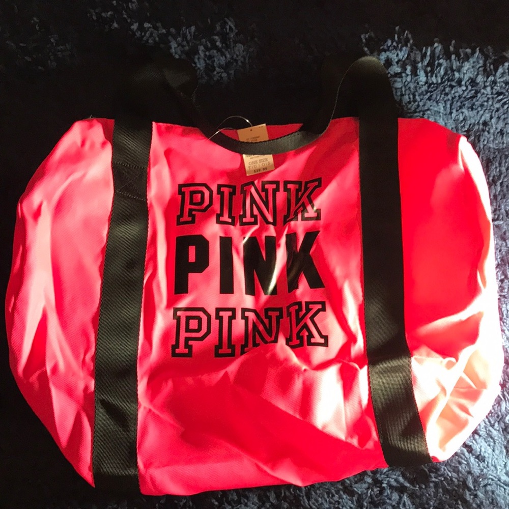 Pink small gym bag